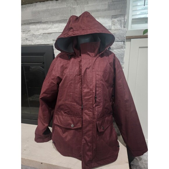 Swiss Tech Men's Coat Peak Technology Small insulated Double Zip + Button Pocket - Picture 1 of 11